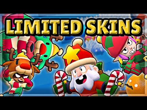 NEW EXCLUSIVE Christmas Skins u0026 Maps | Brawl Stars ?