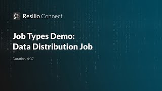 Resilio Connect: Job Types Demo - Data Distribution Job