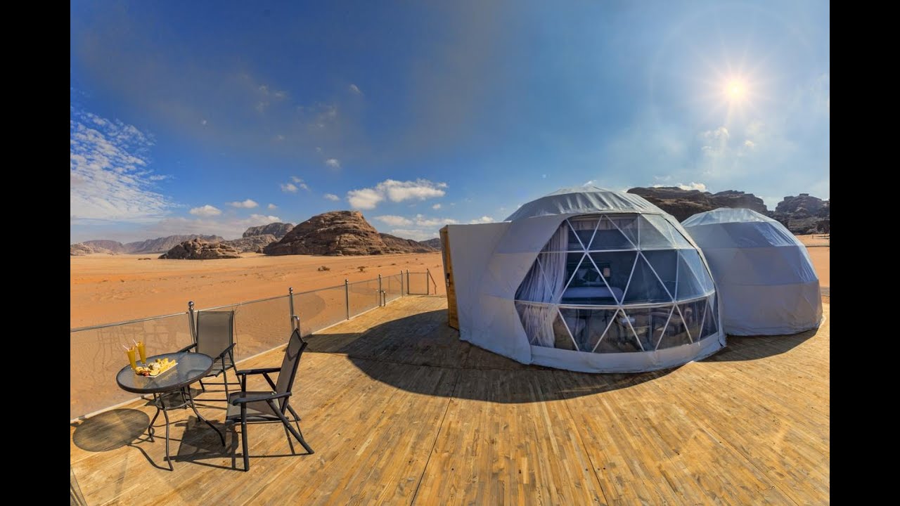 bubble luxotel wadi rum jordan