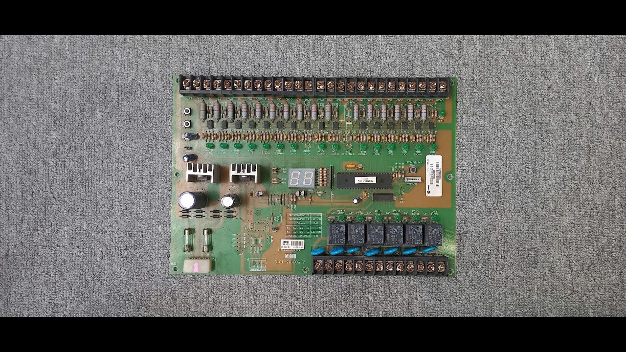 (Hàng tháo máy) Main Board Trane 024-0920 dùng cho RAUP - YouTube