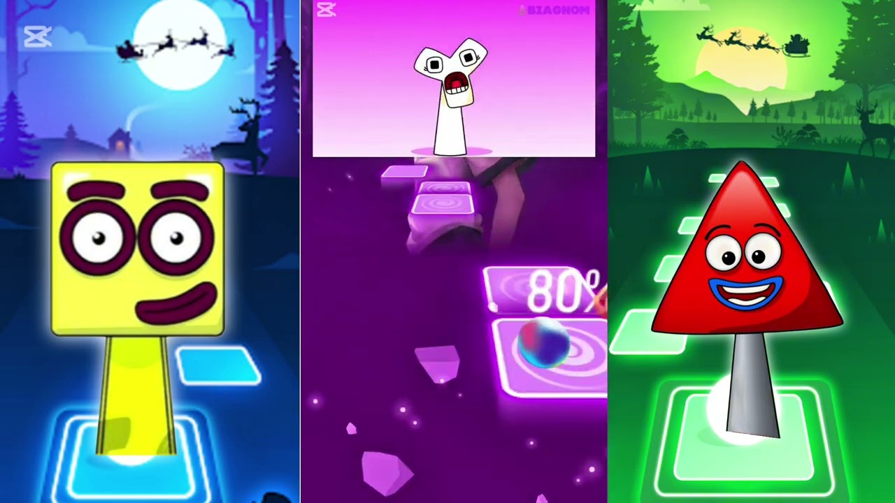 Sprunki OC Thirteen from Numberblocks vs Y from Alphabet lore vs Triangle from Save the Shapes x Cof