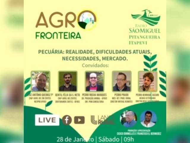 Live AGRO FRONTEIRA - PECUÁRIA - Agro Agenda