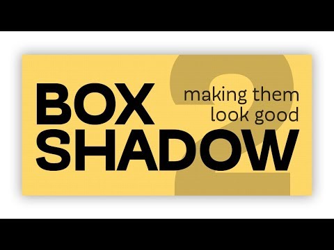 CSS box-shadows - how to make them look good