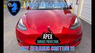 2024 Tesla Model Y BC7 Apex Detail's Surface Protection 5+ Year Polysilazane Coating! KnightAutoPCD