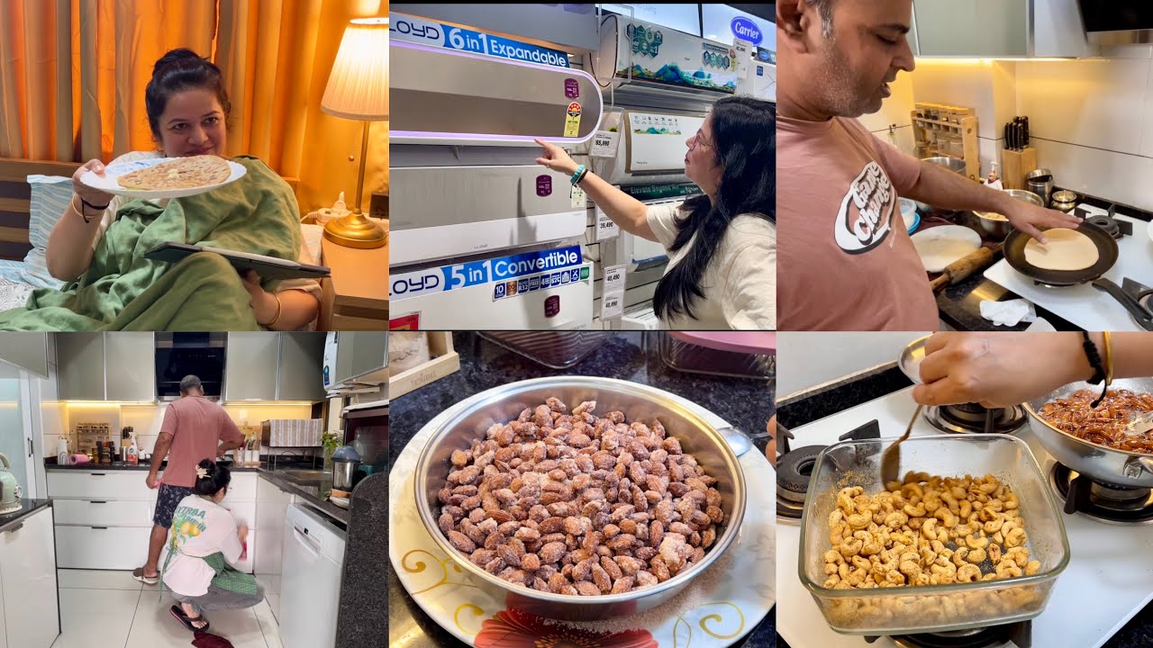 Hubby Made Breakfast for me🥰 Big Shopping for New House | 2 Delicious Snacks Recipes winter special