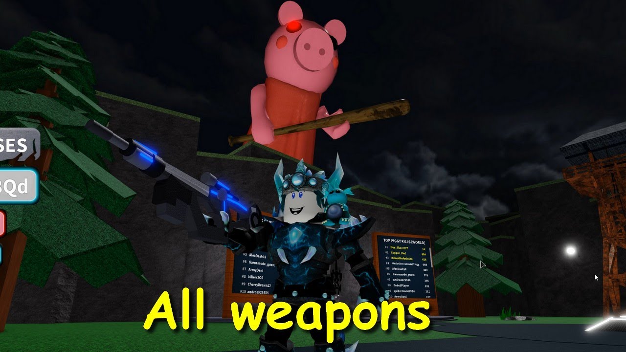 Piggy Simulator All Weapons Roblox Piggy Game - roblox ses
