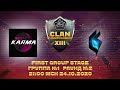 Karma vs Can’t Stop  🏆 Clan Championship XIII | Qualification stage 🏆 24.10.2020