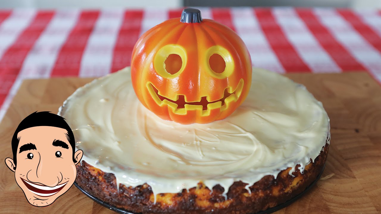 Best PUMPKIN CHEESECAKE | Halloween Pumpkin Pie | Vincenzo