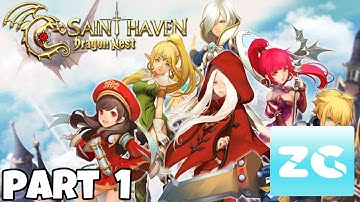 Dragon Nest Saint Haven ENGLISH Android IOS Walkthrough Part 1 Gameplay HD