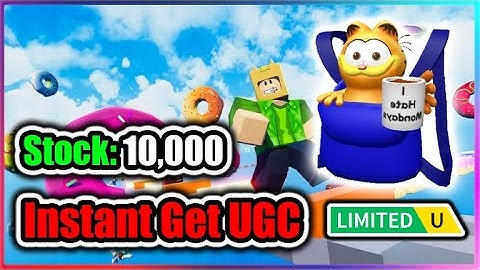 [UGC LIMITED] Easy Obby Script - Instant Get Garfield Backpack