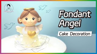 Fondant Angel｜Fondant Baby Angel｜Baby Angel Cake Topper