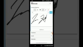 Signature Capture on a Mobile Device screenshot 5