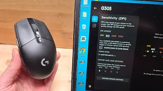 How to Change Polling Rate on Logitech G305 / G304 Wireless Mouse - 1000 ,500 ,250 , 125 Report Rate
