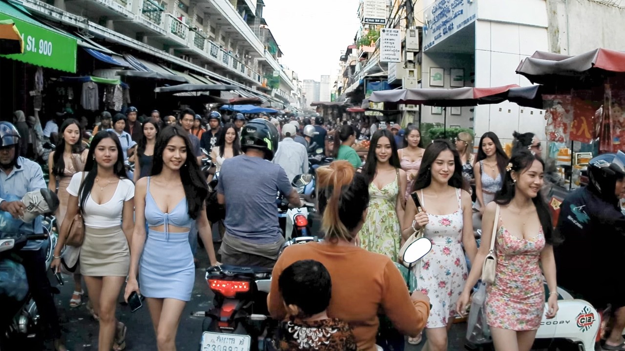 Tour the markets in Phnom Penh, see the vendors selling fish, meat, vegetables, fruits and more 2026