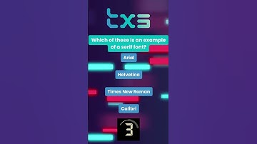 What Is An Example Of A Serif Font? #short #trivia #website #design #optimization #typography