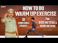 How to do warm up before running in telugu  si constable events telangana police