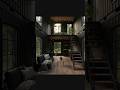 Inside the Gorgeous, Simple Black Container Conversion (Smart Design) #shorts #containerhouse