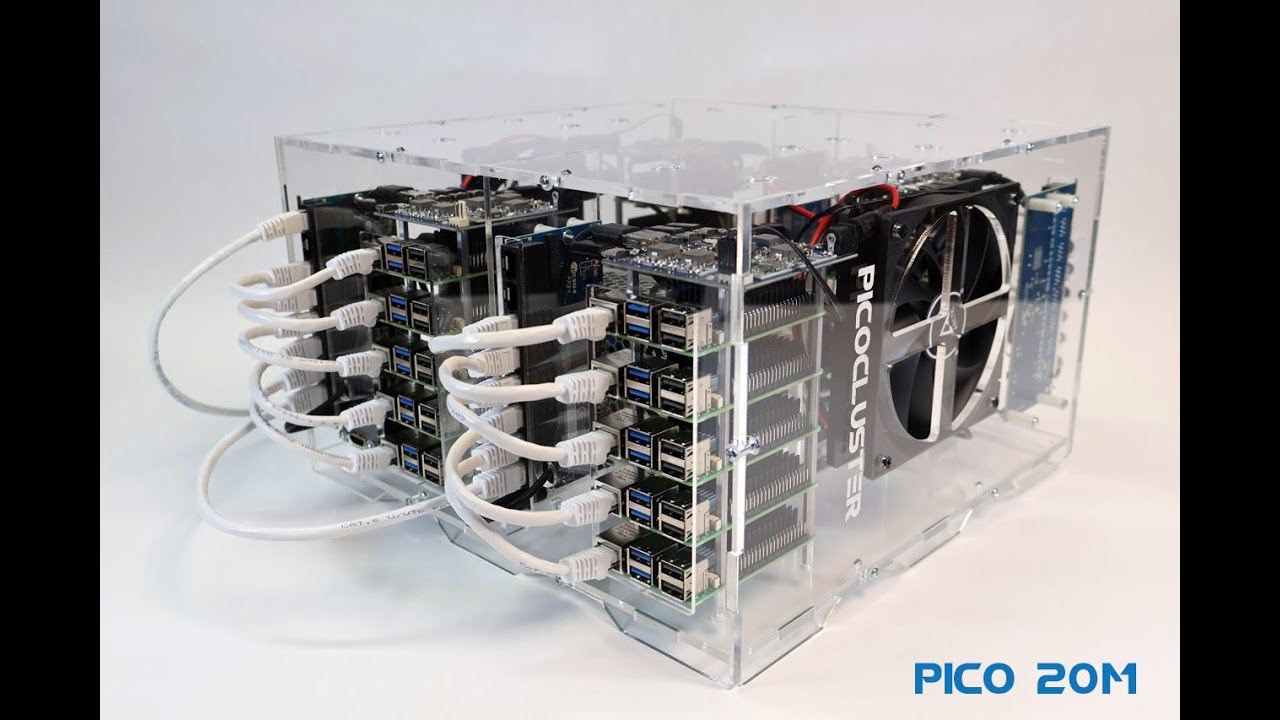 Pico 20T Raspberry PI 5 Cluster PI5 8GB PicoCluster Desktop