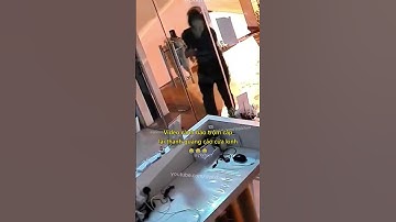 Video cảnh báo trộm cắp lại thành quảng cáo cửa kính 😂 #tromcap #tromcuop #cuakinh #haihuoc #vuive