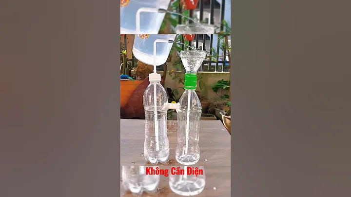 Desktop Fountain Without Electricity With Plastic Bottle |  DEMO - #shorts