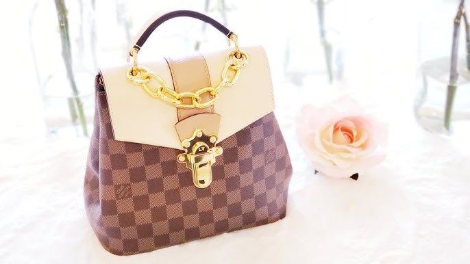 Louis Vuitton Damier Ebene Clapton Magnolia/Rose Ballerine