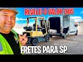 SUBI PARA SP COM 2 FRETES E MOSTREI QUANTO FATUREI NESSA VIAGEM