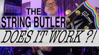 String Butler! An Easy Fix For Annoying Tuning Problems | Tim Pierce | 3 + 3 Headstock