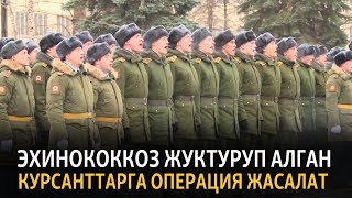 Эхинококкоз жуктуруп алган курсанттарга операция жасалат