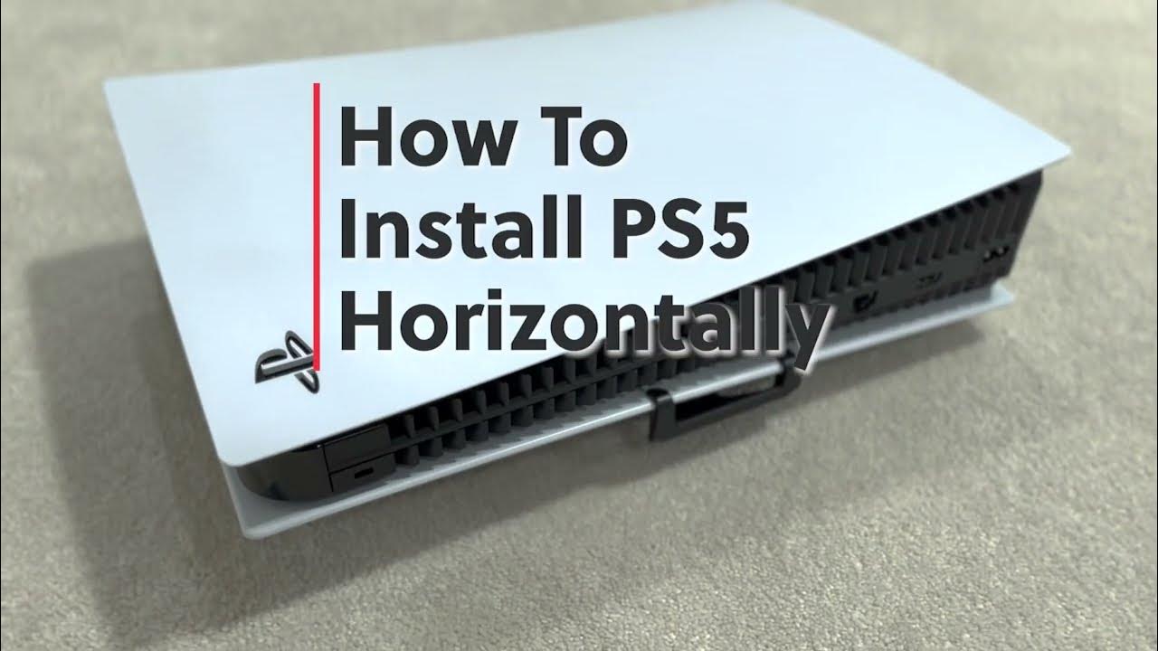 PlayStation 5 may break if placed vertically !? How to Install PS5