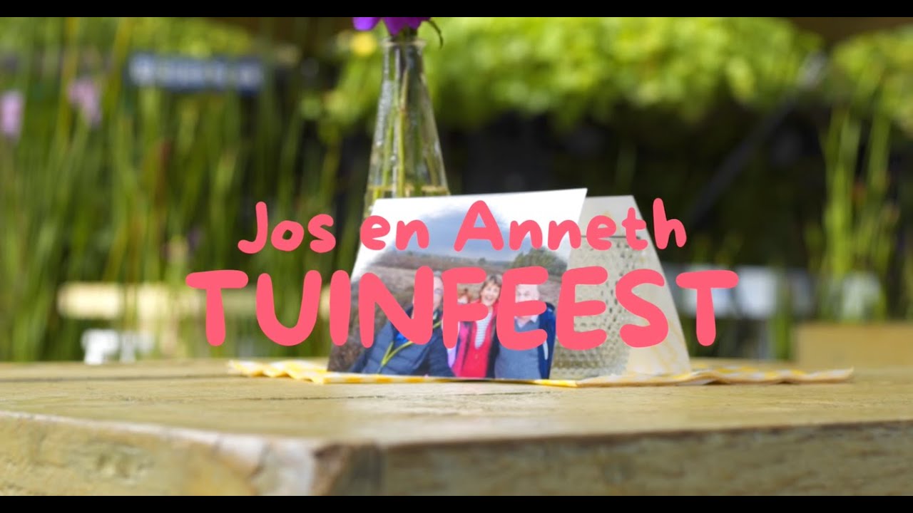 Tuinfeest for Jos en Anneth