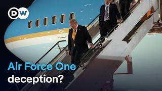 Trump’s secret plane switch raises questions | DW News