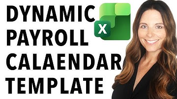 How to Create a Dynamic Payroll Calendar Template in Excel | Auto-Updates Every Year | 2026 Calendar
