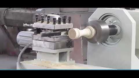 WISDOMCNC wood lathe with ATC function of auto changing cutter tools
