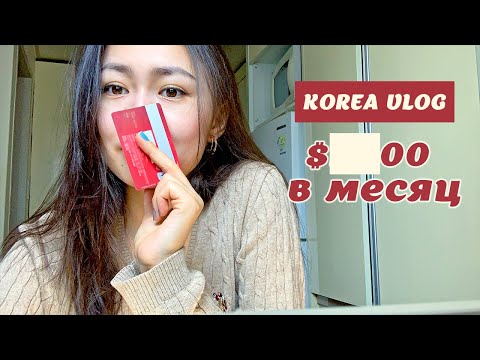 Update Сколько я трачу в Корее за месяц? #корея #влог