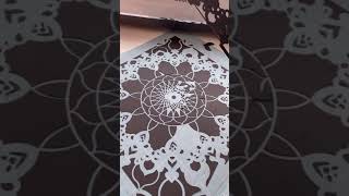 Making of clock with cardstock and cricut maker