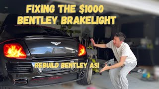 Removing the brake light on my Bentley CGT
