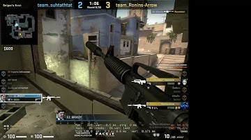 CS:GO FACE IT 1v4 clutch MIRAGE