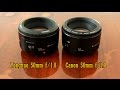 Yongnuo 50mm f/1.8 VS Canon! Comparison and full review (full-frame and APS-C)