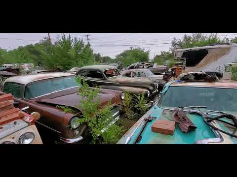 Old car junkyard southwest Albuquerque.