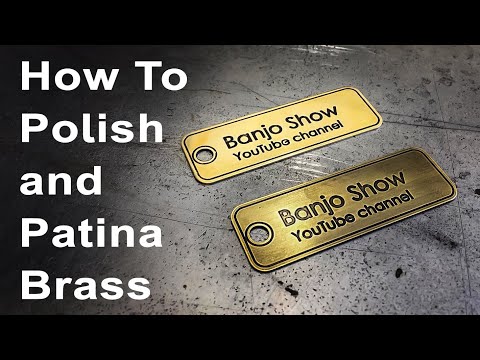 How to polish and patina brass