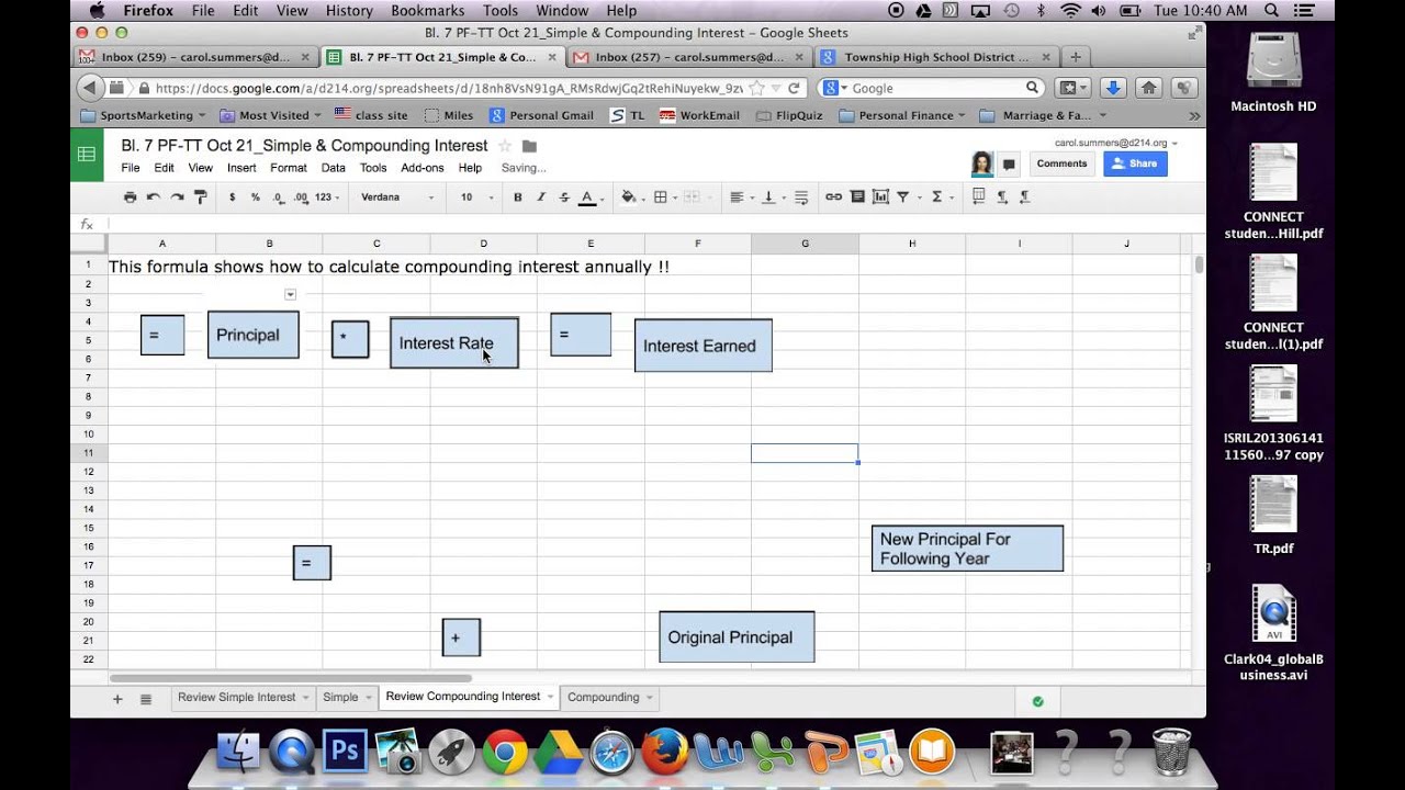 diagram of compounding interest formula youtube compound interest google sheets
