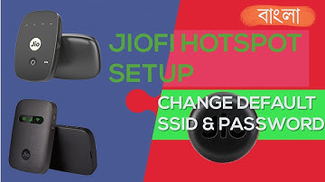 How to Change Default WiFi SSID and Password of JioFI 3 JMR541 | JIO Hotspot setup Config | Bangla