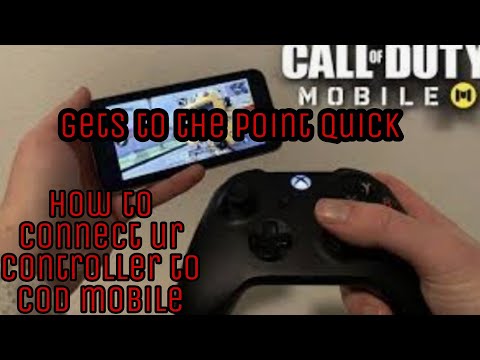 How to connect a ps4 or xbox controller to cod mobile