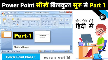 Part-1 Power Point Introduction | Power Point Tutorial For Beginner in hindi | Power Point Basic