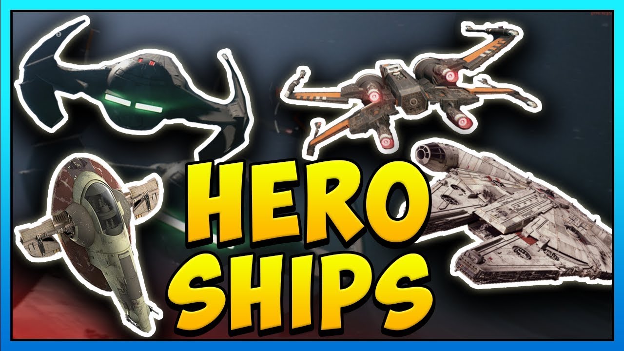 Hero Ships Gameplay! - Star Wars Battlefront II  STARFIGHTER ASSAULT