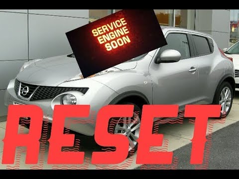 How to reset Service Engine soon Light on a 2016 Nissan Juke..... - YouTube