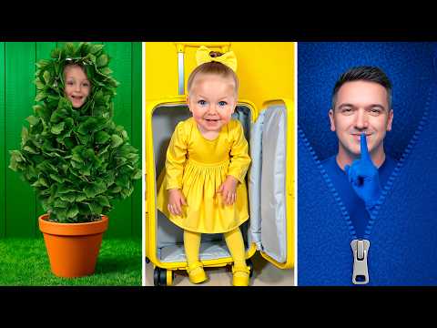 Eva Outsmarted Mom! 3-Color Hide-and-Seek Game