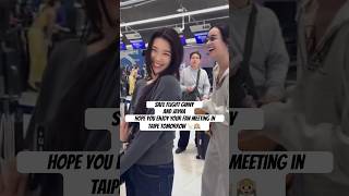 Ginjay|Ginny and Jayna Going to Taipe today|Safe flight both|#ginny #jayna #ginjay #shorts #wlw