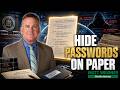 🏛️ Hide Your Passwords on PAPER — Before Hackers, Death & Probate Court Do It For You