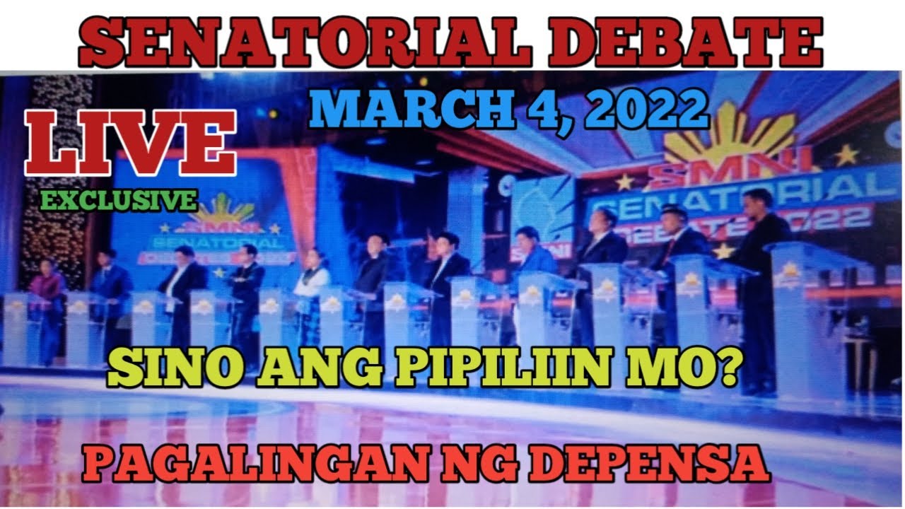 SENATORIAL DEBATE [LIVE EXCLUSIVE ] - YouTube